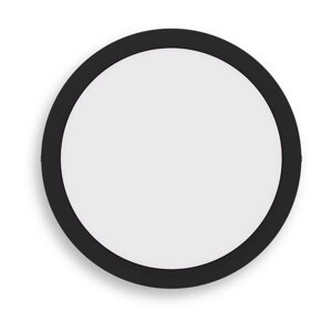 Plafond Panel LED Povrchové stropné svietidlo MAGNEOS 12W 2700K 21cm Čierne stropné svietidlo Round PHILIPS