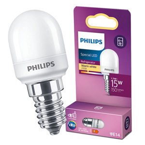 LED žiarovka E14 1,7W = 15W 150lm teplá 2700K 240°- chladnička, mraznička
