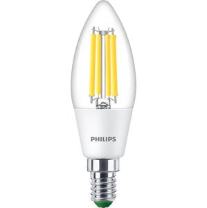 LED žiarovka E14 B35 2,3W = 40W 485lm 4000K Neutrálne vlákno PHILIPS Ultra Efficient