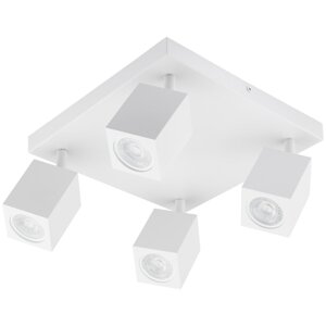 Reflektorové stropné svietidlo 4xGU10 QUANTUS White