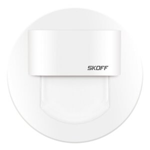 LED schodiskové svietidlo 0,4W 4000K 10V DC IP20 biele matné RUEDA MINI Skoff