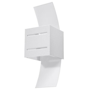 LED svietidlo LORETO G9 Nástenné svietidlo biele SOLLUX