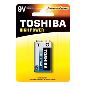 Alkalické batérie TOSHIBA HIGH POWER 6LF22G 1,5V Blister 1ks