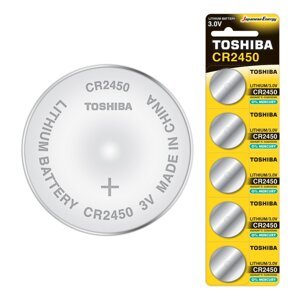Špeciálna lítiová batéria TOSHIBA CR 2450 3V Blister 5ks
