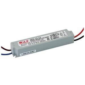 LED zdroj 12V 12W 1A GPV-12-12 GLP IP67 hermetický