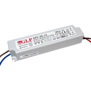 Napájací zdroj LED Hermetické napätie GPV 20-12 IP67 2A 24W 12V GLP
