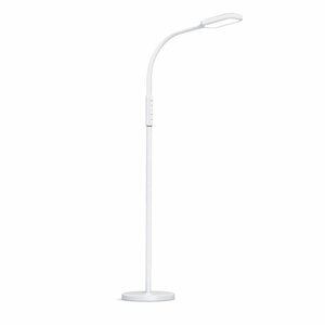 Stolná lampa 2v1 LED 12W 3000K-5500K CCT Stmievateľná dotyková biela