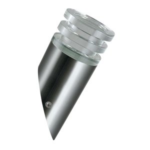 Záhradné nástenné svietidlo LED 6,5 W 4000K Crystal 2 GOLDLUX (Polux) šikmé saténové