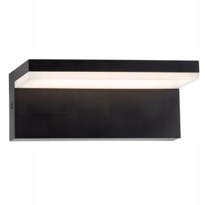Vonkajšie nástenné fasádne svietidlo LED 4000K Rectangle Black