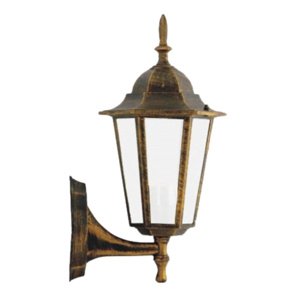 Záhradné nástenné svietidlo LIGURIA-LT top 1xE27 Patina - GOLDLUX (Polux)