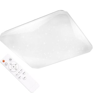 Plafondier LED stropné svietidlo KASTOR 40K 68W 7500lm 2700-6500K 43cm GOLDLUX (Polux) + diaľkové ovládanie