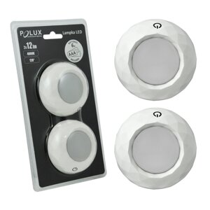 2x LED SMD 12lm 4000K GOLDLUX (Polux) svetlo pod nábytok biela
