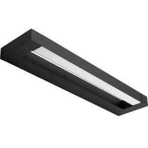 Svietidlo nad zrkadlo LOVIS Nástenné LED svietidlo do kúpeľne 12W 840lm Čierna Neutrálna 60cm IP44 360°