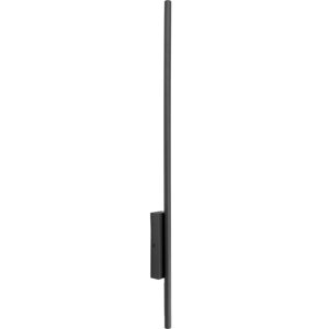 LED nástenné svietidlo LUNA BLACK Metal 90cm moderný štýl IP54