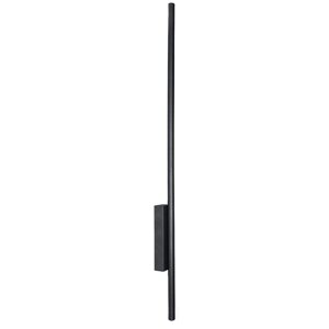 LED nástenné svietidlo LUNA BLACK Metal 120cm moderný štýl IP54
