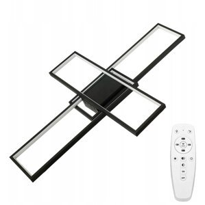 Stropné svietidlo LED 92W CCT ARTESIA Black + diaľkové ovládanie