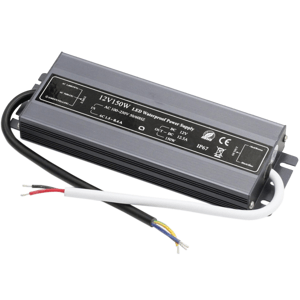 Napájanie LED pásov 12V 150W 12,5A vodotesné IP67