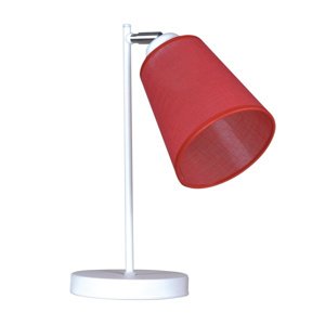 Stolná lampa K-3763 1xE27 230V Kaja červená a biela