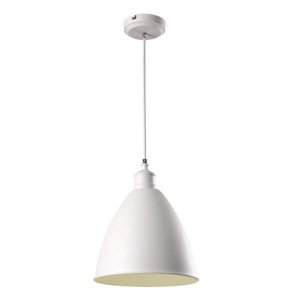 Moderné stropné závesné svietidlo biele luster do chodby 1xE27