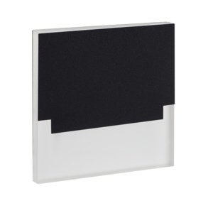 LED dekoratívne schodiskové svietidlo SABIK Black 0,8W 13lm 3000K Warm Kanlux