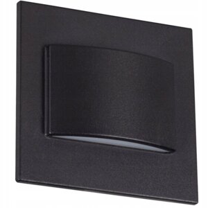 LED schodiskové svietidlo Erinus LL 1,5W 4000K Neutral Black KANLUX