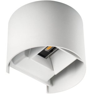 LED REKA fasádne svietidlo biele hore a dole 7W 510lm 4000K Neutrálne IP54 Kanlux