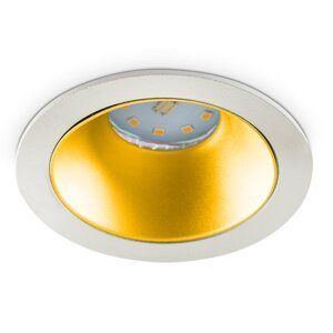 Stropná okrúhla podhľadová lampa GU10 MR16 zlatá SIENA Kobi