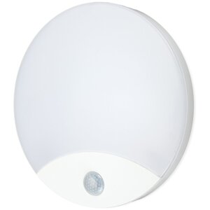 Nástenné svietidlo LED Plafond s pohybovým a súmrakovým senzorom 10W Neutrálna farba 4000K IP44 ORBIS Kobi
