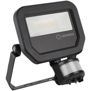 LED reflektor 10W 1100lm 3000K IP65 čierny so senzorom pohybu a súmraku LEDVANCE Floodlight